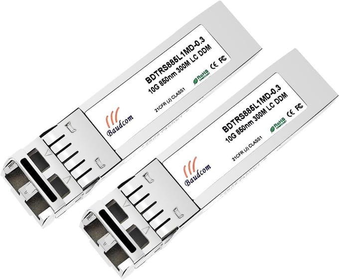 Netwerkmodule - SFP+ transceiver - Netwerkverbinding maken - Multimode glasvezel - 300 meter - N.v.t.
