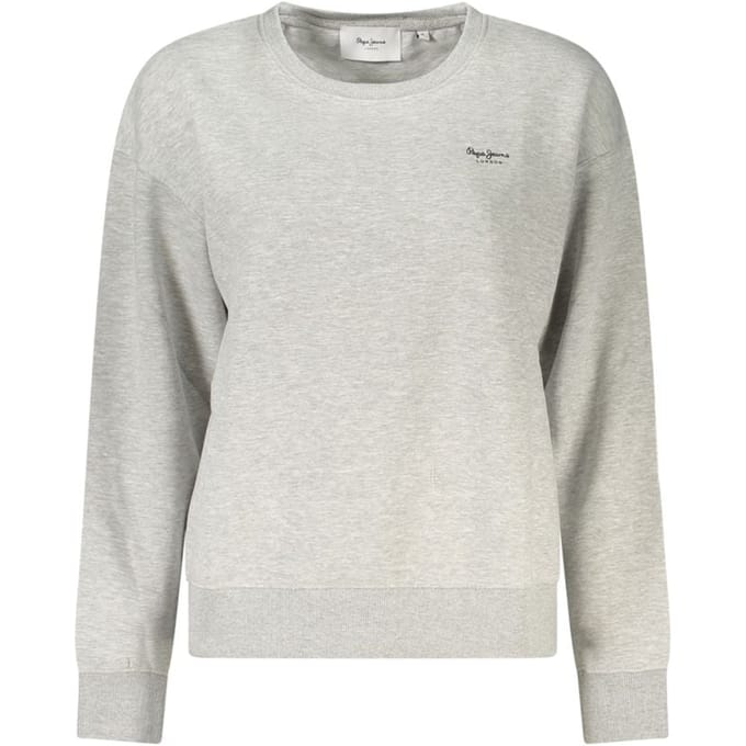 Pepe Jeans Grigio Katoenen Dames Sweatshirt