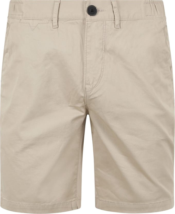 Vanguard - V65 Short Fine Twill Beige - Heren - Maat 40 - Slim-fit