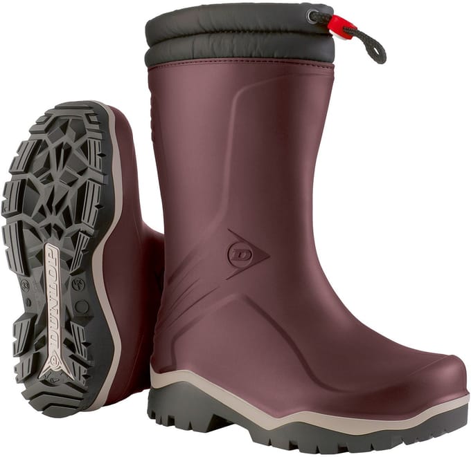 Dunlop Laarzen MK0KV45 Kinder Blizzard Bordeaux/Grijs/Zwart