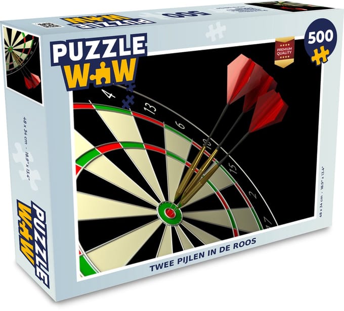 Puzzel Twee pijlen in de roos - Legpuzzel - Puzzel 500 stukjes