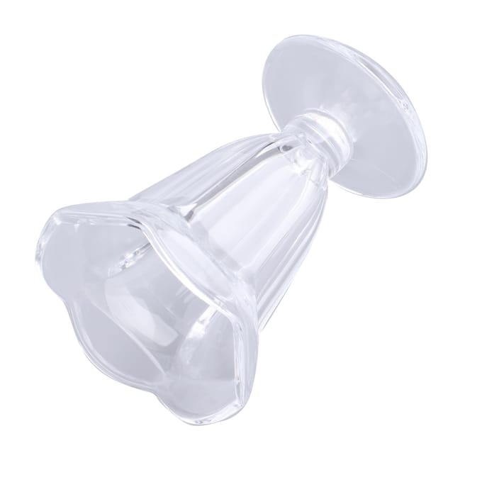 6 stuks IJscoupe Creatieve Unieke Bloem IJscoupe Glas Multifunctionele Transparante Dessertcups white