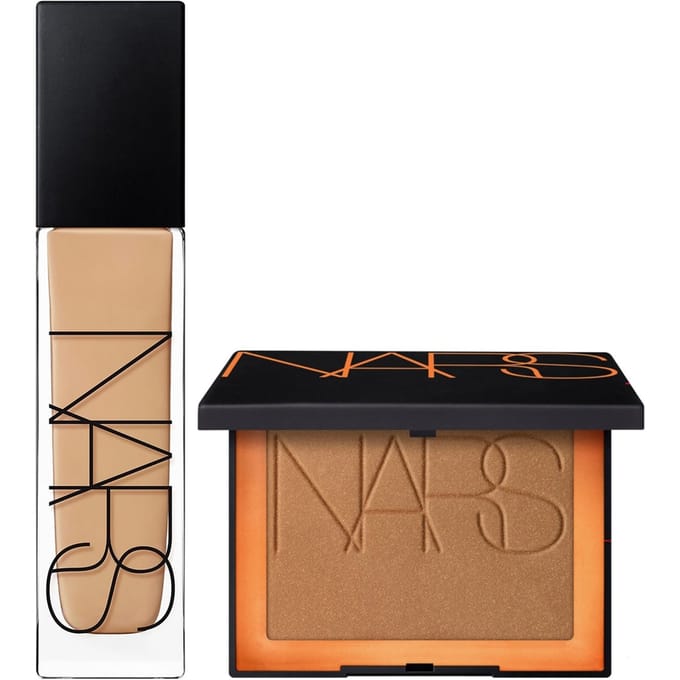 NARS Natural Longwear Foundation 30ml and NARS Blush Orgasm 4.8g Bundle (Various Shades) - Barcelona
