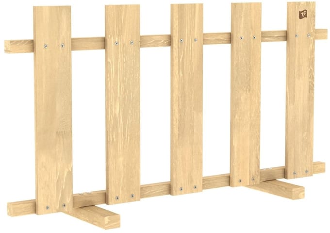 Barrière voor FSC® houten maisonnettes