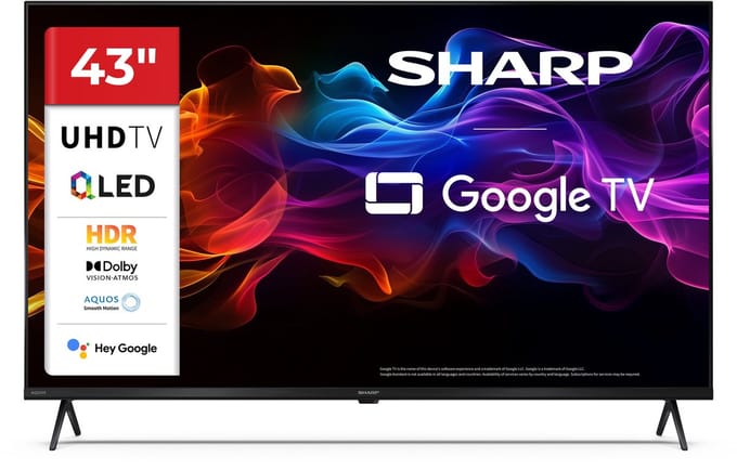 Sharp Aquos 43HP5265 - 43 inch 4K UHD QLED met Google TV