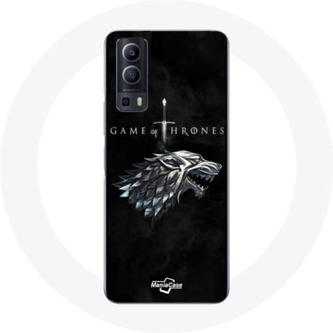 Coque pour Vivo Y72 Game of Thrones Saison 8 Le Trône de Fer La maison Stark Logo L'hiver arrive