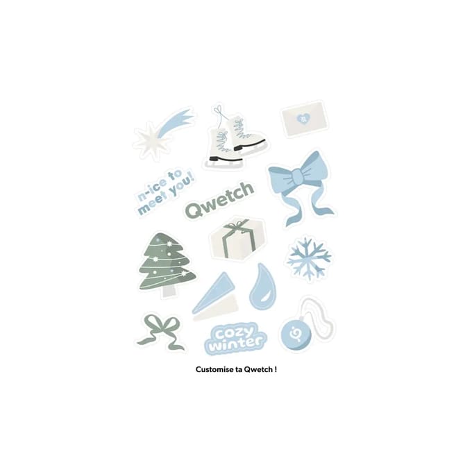 Beperkte editie stickers Qwetch