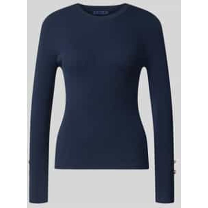 slim fit shirt met lange mouwen van viscosemix model 'Ellie'