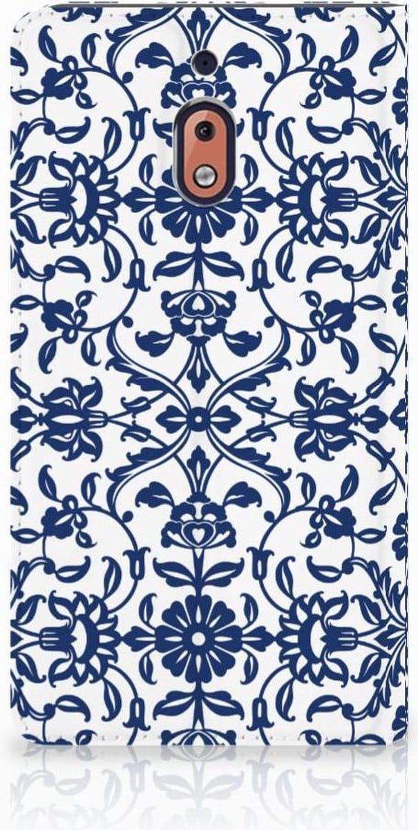 Nokia 2.1 2018 Smart Cover Flower Blue