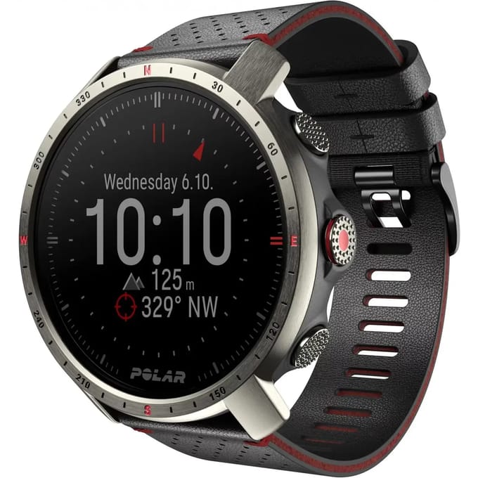 Polar Grit X Pro Sapphire Horloge Zwart M-L