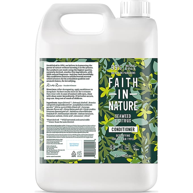 Faith in Nature Zeewier & Citrus Conditioner - 5L
