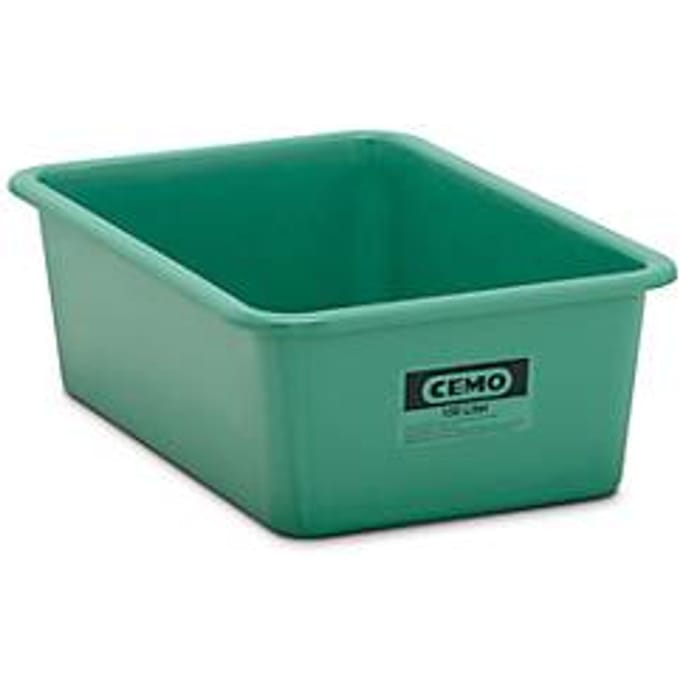 Rechthoekige container Standaard, GFK, 100 l, groen