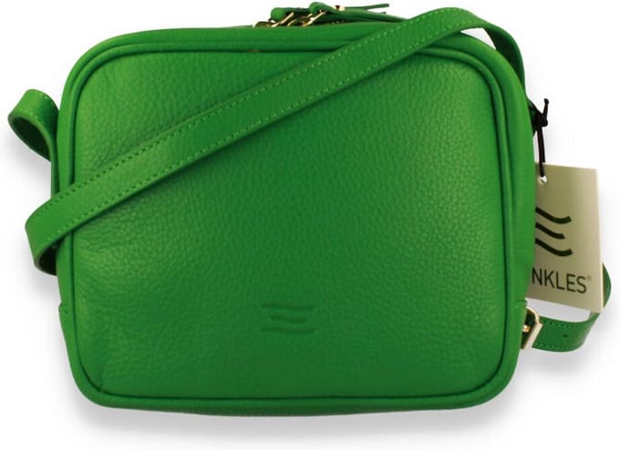 Crinkles Dames Handtas Gras | Groen | Maat: One Size