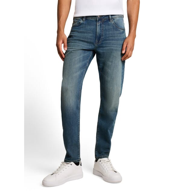 Tom Tailor Denim - TTBRYDEN TAPERED-jeans - Maat 33/32 - Tinted Blue Denim