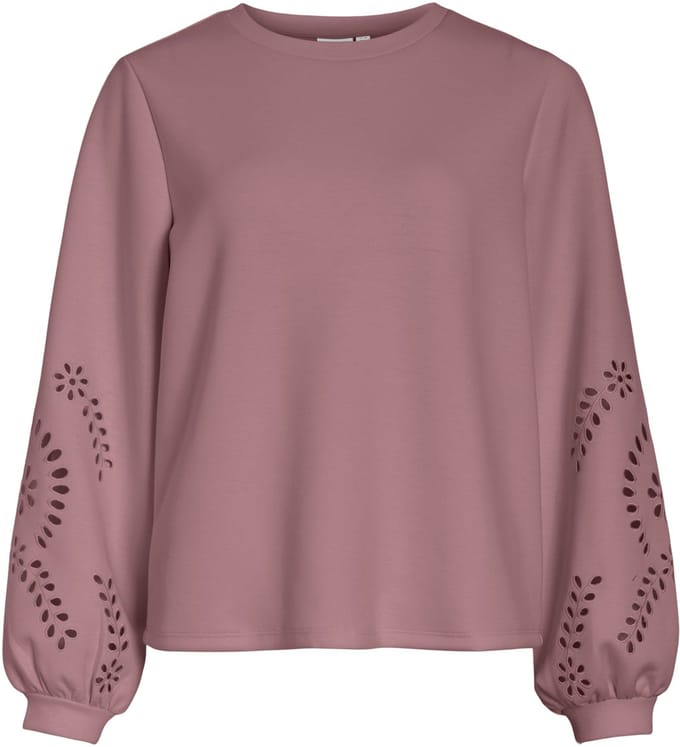 VILA - VISANDY L/S DETAIL SWEAT TOP - NOOS - Dames - Sweaters