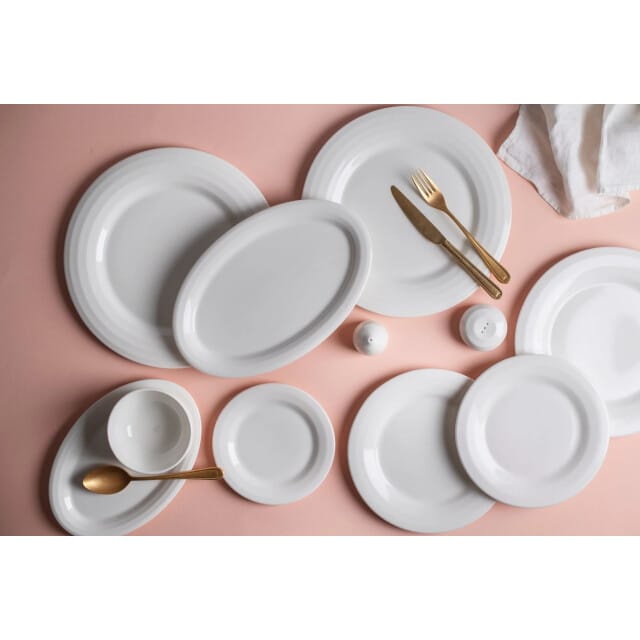Bonna Pastabord - Halo - Porselein - 27 cm (460cc) - set van 2