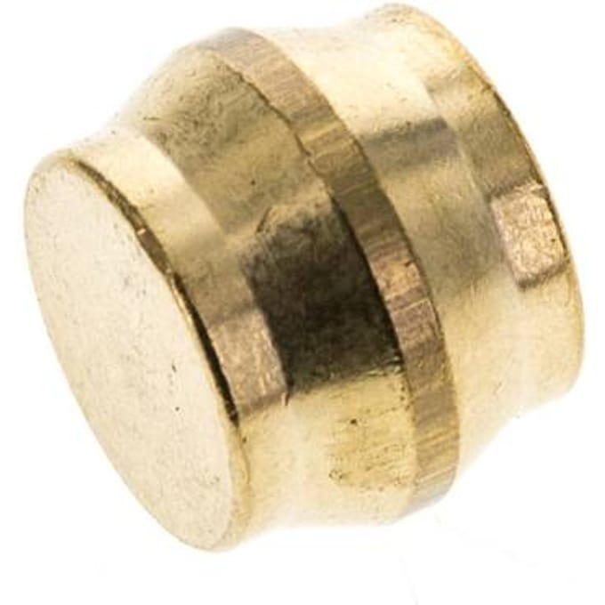 14mm Messing Plug voor Knelfitting 89 Bar DIN EN 1254-2 [2 Stuks]