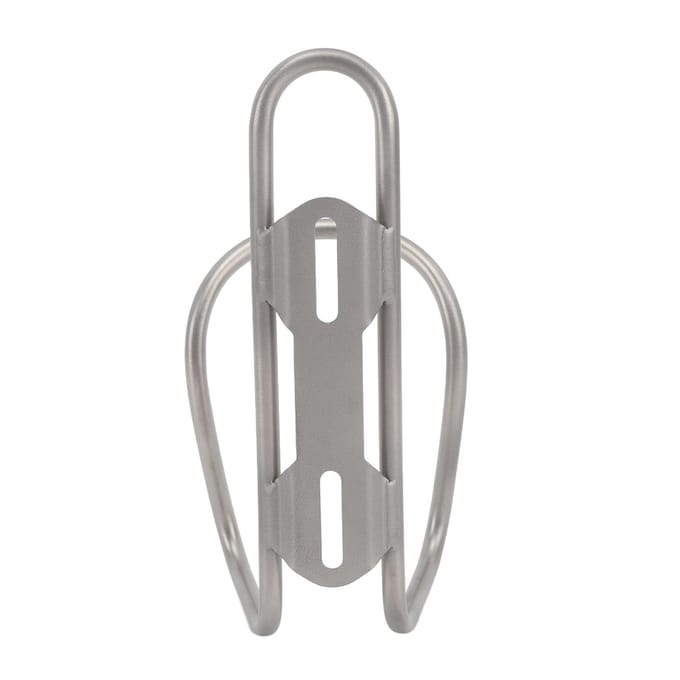 Fiets Bidonhouder Titanium Legering S Vorm Eenvoudige Installatie Stabiel Anti Kras Fiets gray