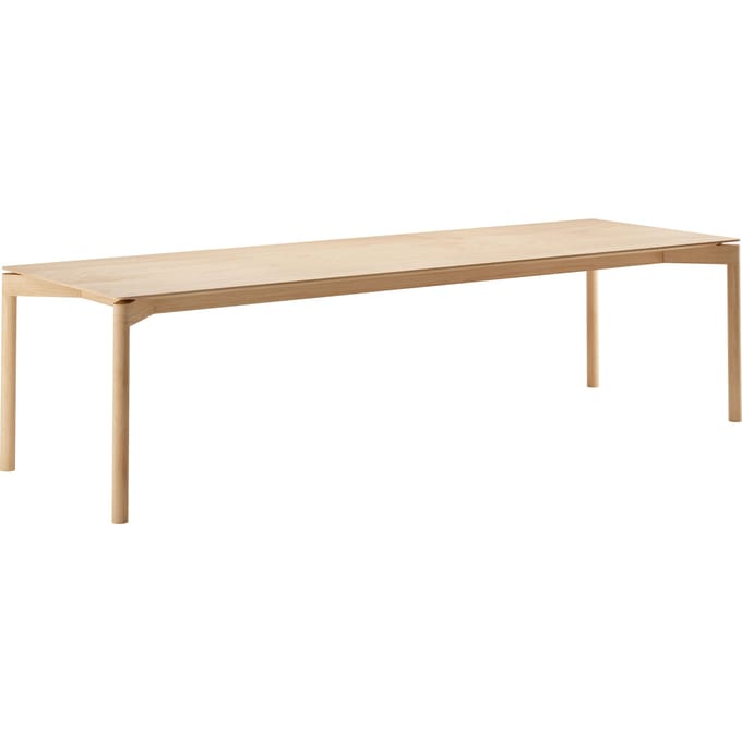 Objekte unserer Tage Wedekind Tafel - eik wit - XXLarge (280 x 92 cm)