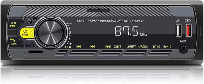 1 DIN Autoradio met Bluetooth, FM-MP3 Speler en App-Bediening