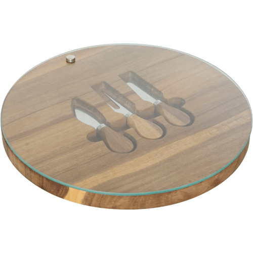 Secret de Gourmet Mina Kaasplank - Acaciahout, 30 cm, Natuurlijk