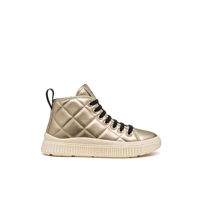 GEOX LAQUINNY MEISJES Sneakers - PLATINA - Maat 38