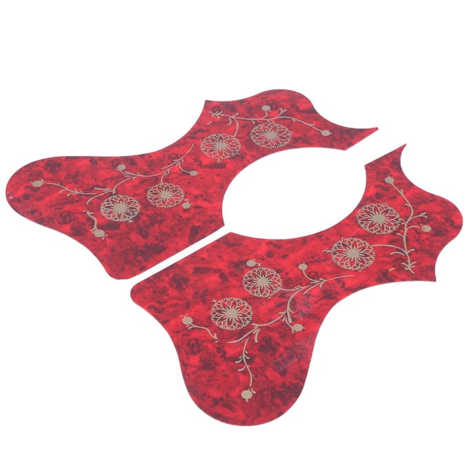 Lot de 2 plaques de protection en plastique pour guitare acoustique - Accessoire de remplacement