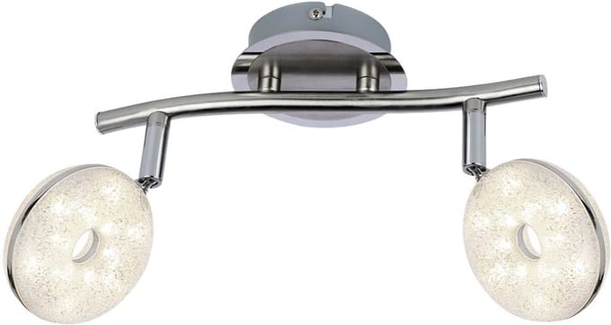 LED plafondspot Plafondspot chroom nikkel mat verstelbare spot 27,7 cm