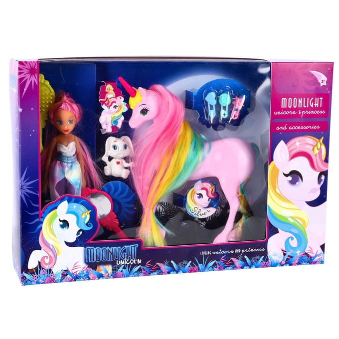 Poppenset met paard - Poppenset - Realistisch Paard-figuur - Barbie (5715079)