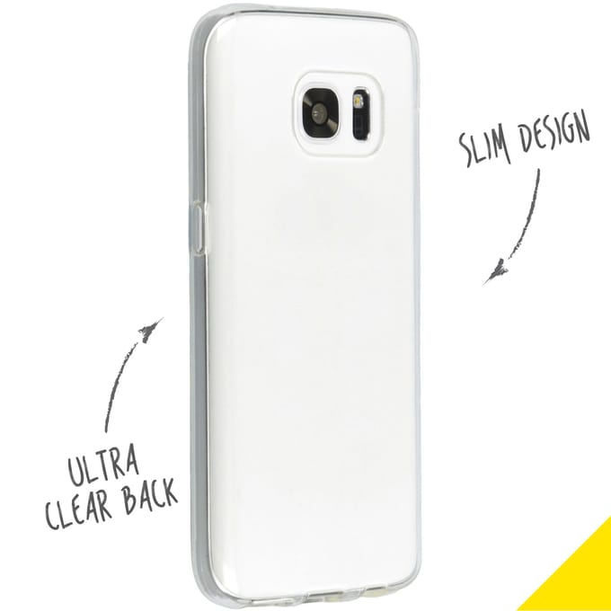 Accezz Hoesje - Geschikt voor Samsung Galaxy S7 - Clear Backcover - Transparant