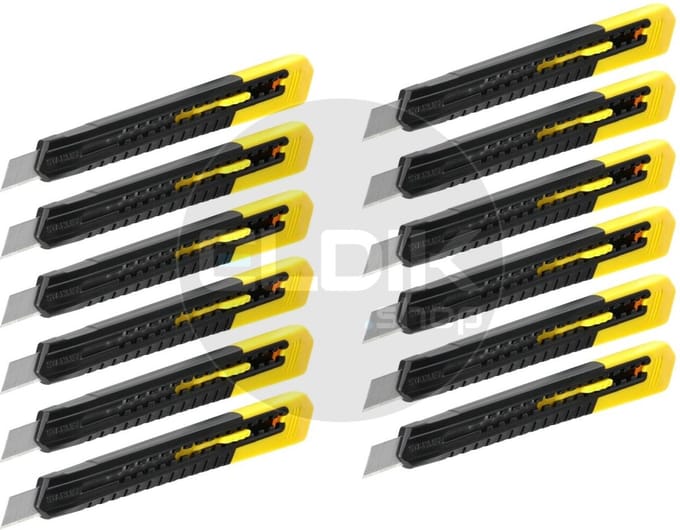 Stanley 0-10-150/12 12 x Afbreekmes SM 9mm | AKTIE