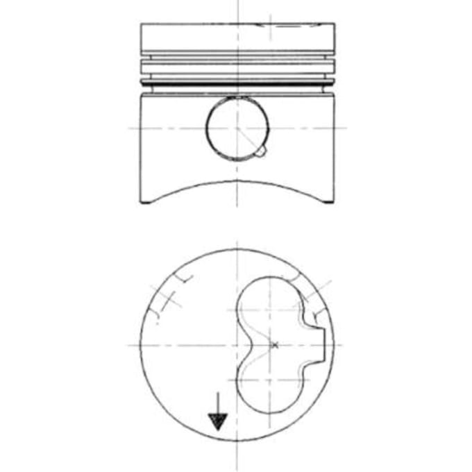 Zuiger KOLBENSCHMIDT 90732610