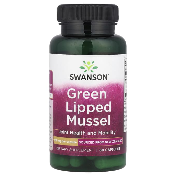 Groenlipmossel, 500 mg, 60 capsules