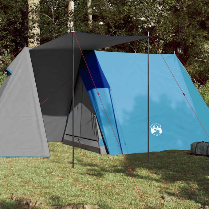 vidaXL - Tent - 3-persoons - waterdicht - blauw