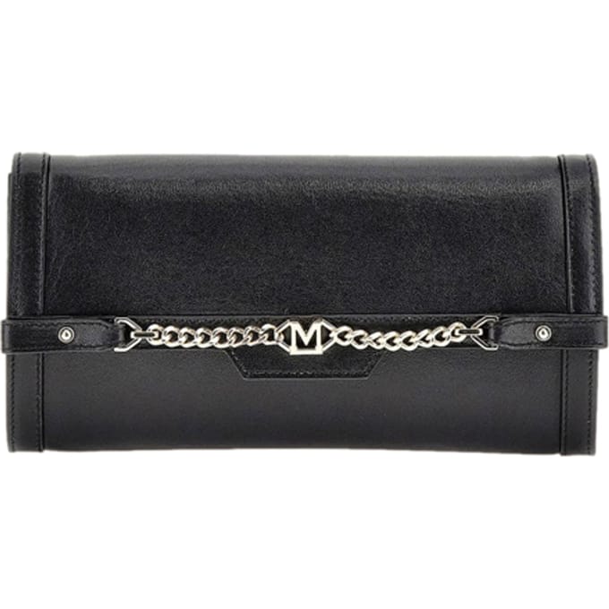 GUESS Marciano By  Medium Satchel Chain Jet Black Clutch Bag Größe: OS | Clutches Outlet | Damen | Schwarz