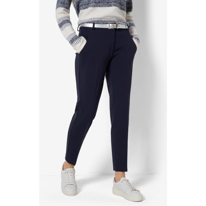 Regular fit stoffen broek met kort model, model 'STYLE.MARON'