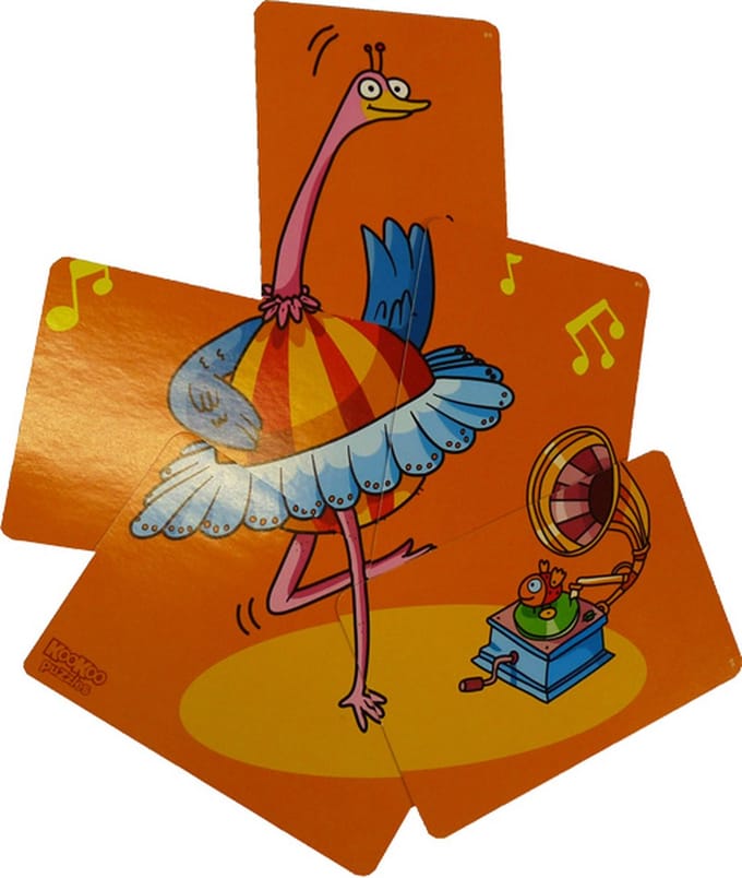 KooKoo Puzzle: Dansen Kaartspel