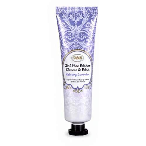 Sabon 2-in-1 gezichtsscrub - Lavendel - 60 ml