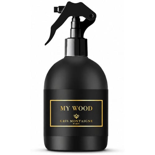 Kaarsen, diffusers Gris Montaigne Textielspray My Wood