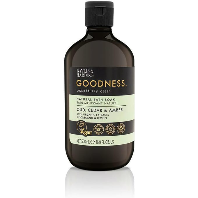 Baylis & Harding Baylis &amp; Harding Goodness Oud Cedar &amp; Amber Bath Soak 500 ml