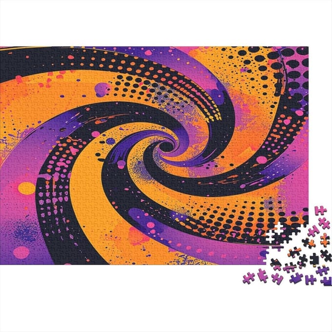 1000 Stukjes Puzzel - Uitdagende Legpuzzel - Ontspanning Thuis - Premium Gerecycled Karton - 75x50cm