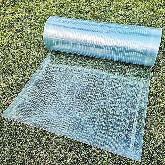 Dakpaneel Polycarbonaat - Plastic Platen - Kas Overkappen - UV Bescherming - 10 meter - Doorzichtig