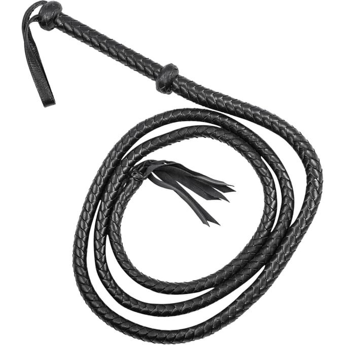Rimba - Zweep - Bullwhip - 250 cm - Zwart