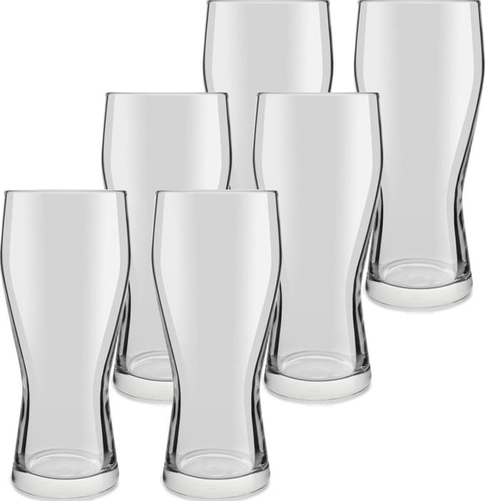 Royal Leerdam Bierglazen Mainz - 18x stuks - 400 ml - speciaal bier glazen