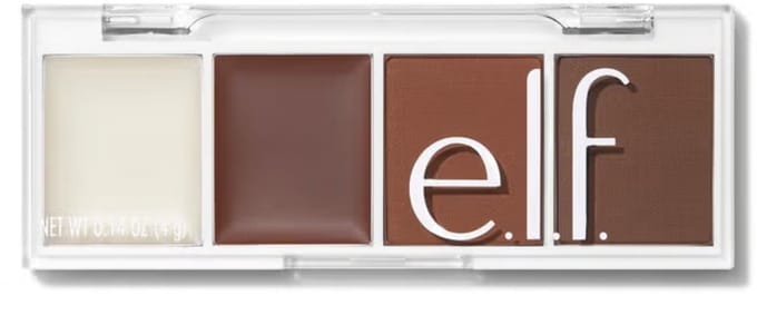e.l.f. Bite-Size Brow Palette - Wenkbrauwpoeder & Wax - Auburn - 4 g