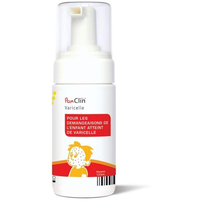 Verfrissende mousse - verlicht waterpokken - PoxClin 100ml