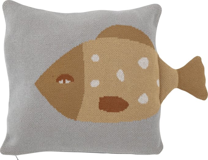 Larle Cushion, Blue, Cotton OEKO-TEX®