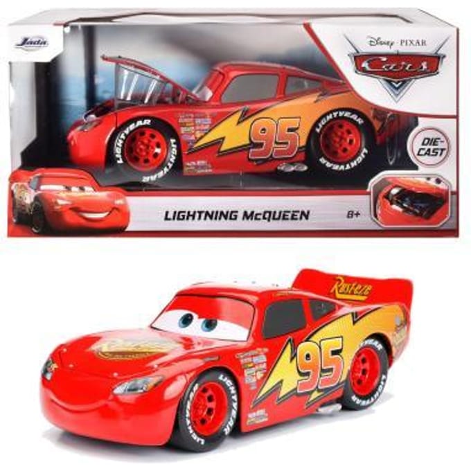 Disney Cars 1:24 Lightning McQueen Auto's op schaal Miniatuur auto's