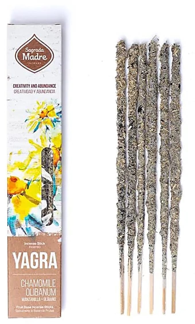 Sagrada Madre Yagra wierook Kamille & Olibanum