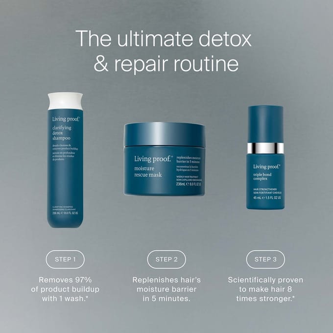 Living Proof Drievoudig bindingscomplex Verhelderende ontgiftende shampoo Clarifying Dames 236 ml